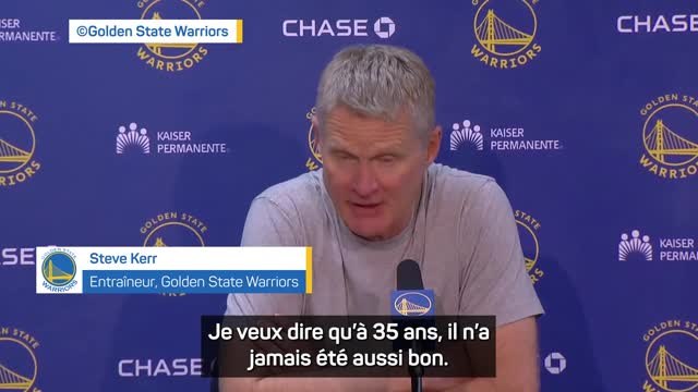 Warriors - Kerr : Ce n'est pas pour rien qu'il est Steph Curry