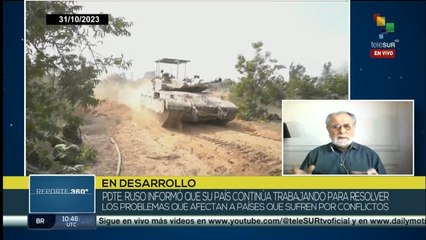 Reporte 360° 31-10: Pdte. ruso condena ataques de Israel contra población civil palestina