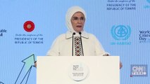 BM Dünya Şehirler Günü Zirvesi: Emine Erdoğan: Dünyanın gözü önünde bir kıyım gerçekleştiriliyor