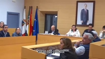 Corte del pleno del Ayuntamiento de Don Benito octubre 2023