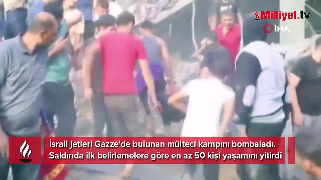 İsrail mülteci kampını vurdu! Çok sayıda ölü ve yaralı var