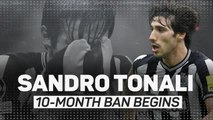 Sandro Tonali: 10-month ban begins