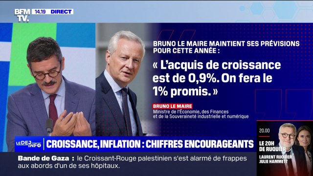 Croissance, inflation... les derniers chiffres de l'Insee sont encourageants