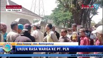 Tak Kunjung Dapat Kompensasi, Warga Unjuk Rasa ke PT PLN Gardu PLN GI 150 kV Palabuhanratu Baru