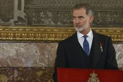 Felipe VI recuerda la importancia de respetar la Constitución en su discurso tras la jura de Leonor