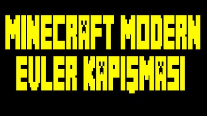 Minecraft Modern Evler Kapışması /w Gitarist /w Eso