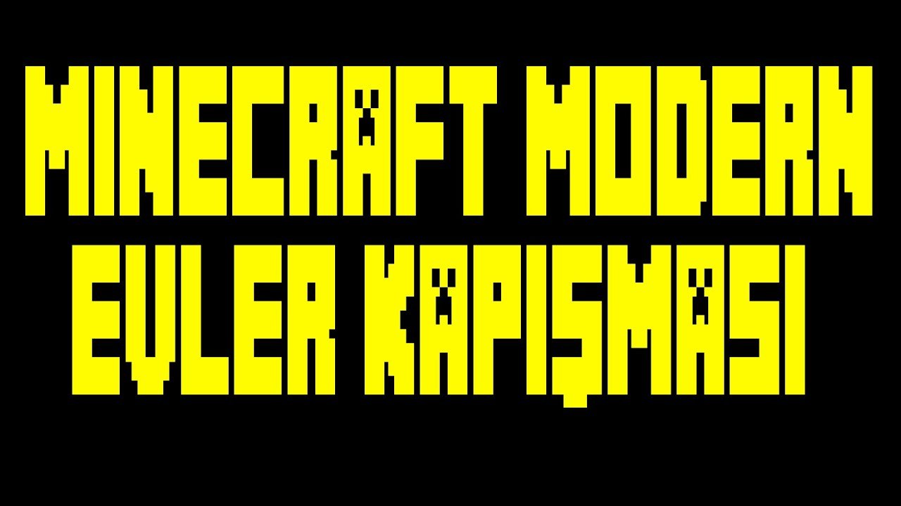 Minecraft Modern Evler Kapışması /w Gitarist /w Eso