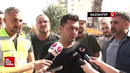 Gaziantep'te 12 katlı apartman yıkım çalışmalarında çöktü