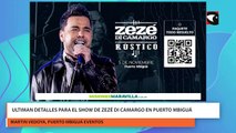 Ultiman detalles para el show de Zezé di camargo en Puerto Mbiguá