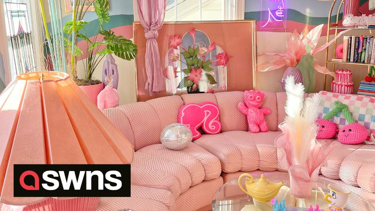 "I transformed my old farmhouse into a Barbie dreamhouse - adding $100k in value"