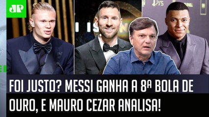"O Messi é GENIAL, mas a ESCOLHA dele como MELHOR DO MUNDO foi..." Mauro Cezar ANALISA Bola de Ouro!