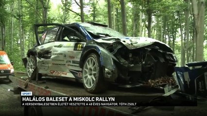 Zsolt Tóth's Fatal Crash @ Miskolc Rallye 2020 (Aftermath)