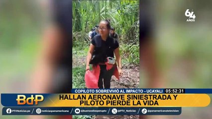 Ucayali: copiloto se salva de milagro tras trágico accidente de aeronave