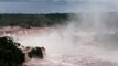 Las cataratas de Iguazú registran un caudal dieciséis veces superior al habitual