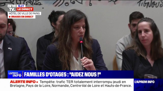 Familles d'otages israéliens à Paris: Ce qui a été révélé publiquement c'est de ne pas donner la priorité absolue aux otages, c'est inadmissible selon moi , réagit Sela Ayelet