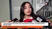 Una misionera participó en el parlamento juvenil del Mercosur en Buenos Aires