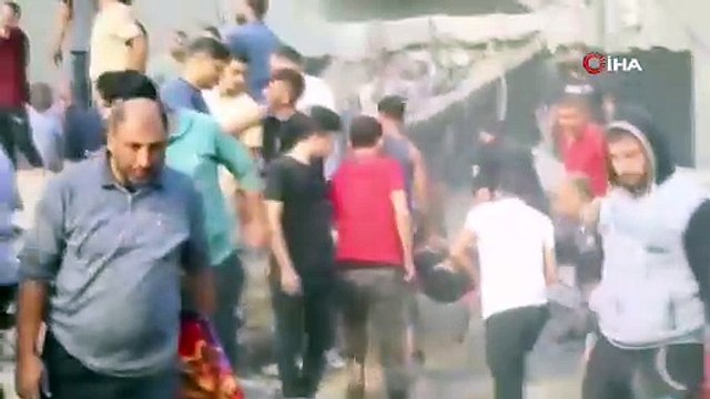 İsrail yine mülteci kampını daha vurdu: Çok sayıda ölü var