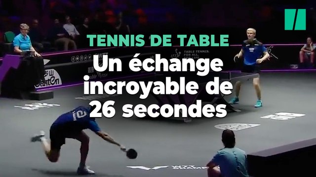 Félix Lebrun et Simon Gauzy ont sans doute réalisé l’échange de l’année en tennis de table