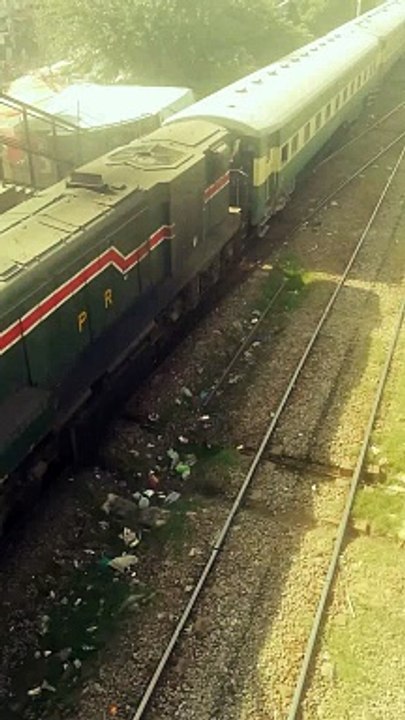 Train in Landing on Station