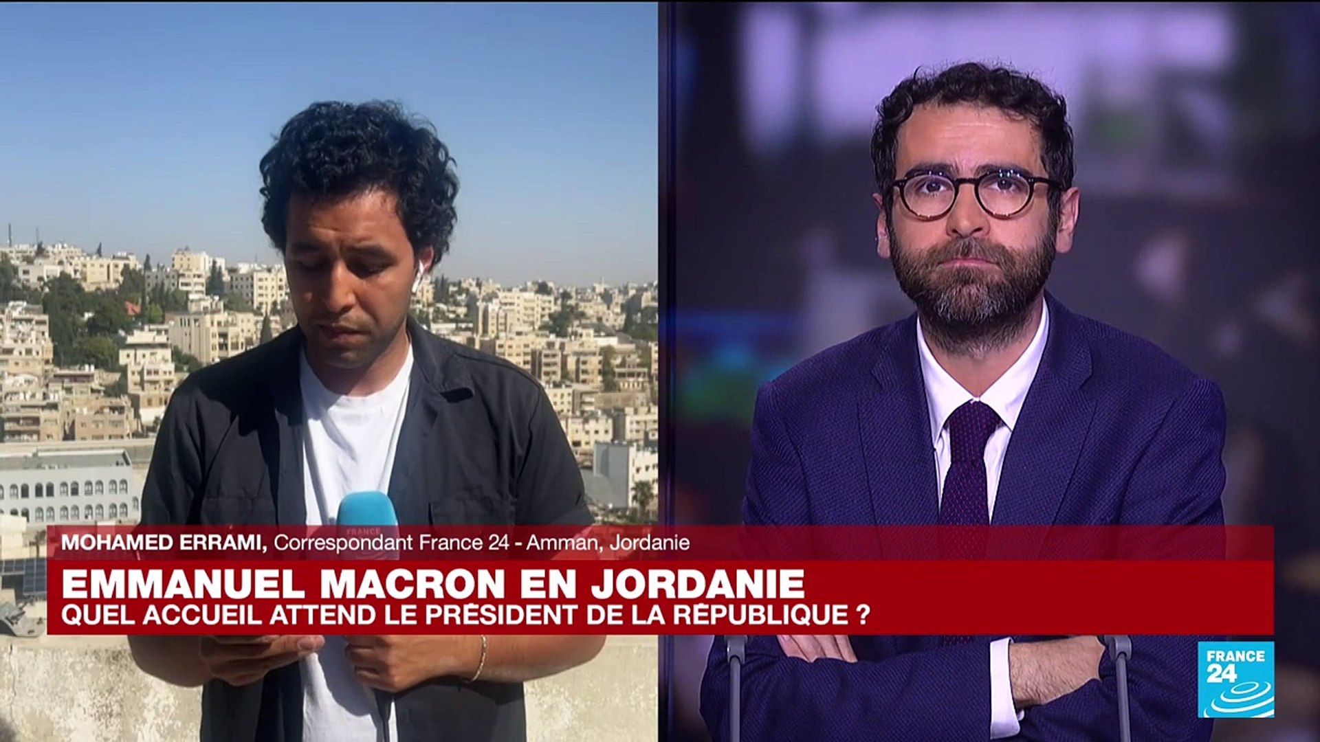 Emmanuel Macron en Jordanie : quel accueil attend le président de la  République française ? - Vidéo Dailymotion