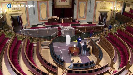 Ultiman los preparativos en el Congreso para el acto de jura de la Constitución de la princesa Leonor