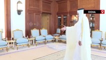 Hakan Fidan, Katar Emiri Şeyh Temim bin Hamed Al Sani ile bir araya geldi