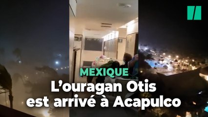 Les premières images spectaculaires de l’ouragan Otis qui a touché Acapulco