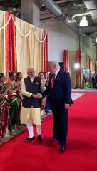 PM Modi & President Trump interacted with a group of youngsters at during