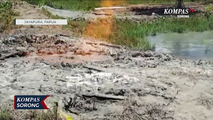 Viral Muncul Semburan Gas Di Sumur Warga, Aparat Pasang Garis Polisi