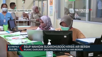 Ruang Darurat Jadi Prioritas Suplai Air Bersih
