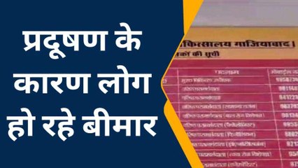गाजियाबाद: प्रदूषण से उखड़ रही सांस, अस्पताल में लग रही है मरीजों की भीड़