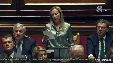 Meloni: il mondo rischia di piombare nel caos