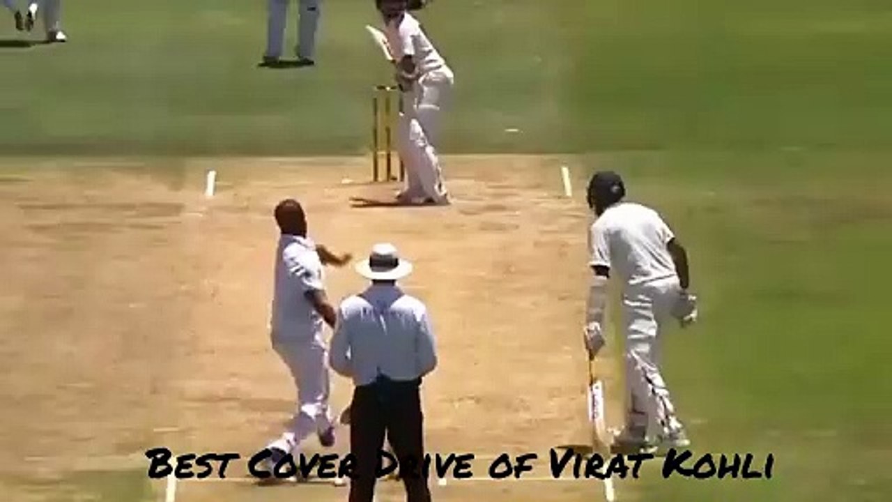 No.1 cover drive player in world  Virat Kohli