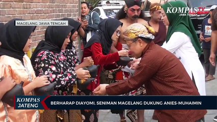 Berharap Diayomi, Seniman Magelang Dukung Anies-Muhaimin