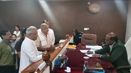 रविंद्र चौबे, आशीष छाबड़ा, गुरु रुद्रकुमार ने दाखिल किया नामांकन, सीएम बघेल रहे मौजूद, देखें वीडियो