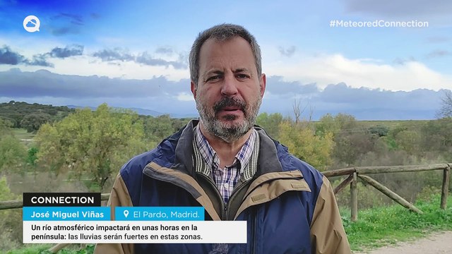 Un río atmosférico impactara en unas horas en la península: las lluvias serán fuertes en estas zonas.