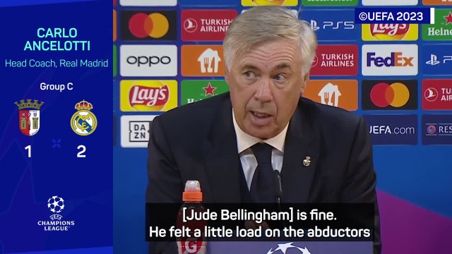 Ancelotti addresses Bellingham fitness concerns ahead of El Clásico