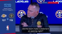 Nuggets besting the Lakers is 'not a statement win' - Malone