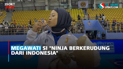 Megawati si "Ninja Berkerudung dari Indonesia"