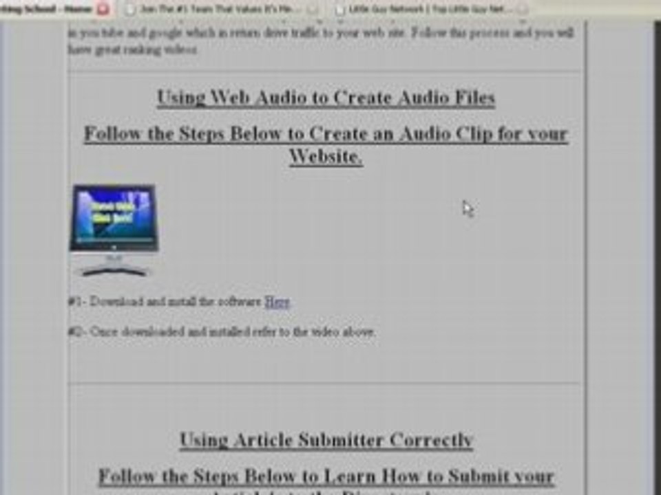 Little Guy Network Xtreme Traning  School