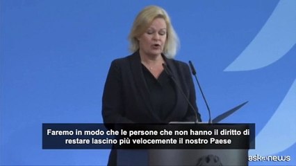 In Germania espulsioni pi? veloci "per chi non ha diritto di restare"