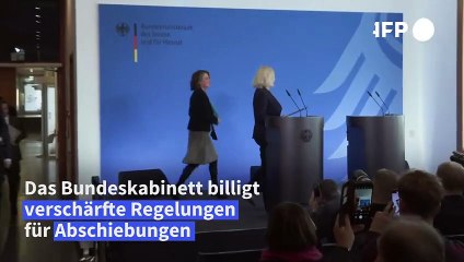 Bundeskabinett billigt Faesers verschärfte Abschieberegeln