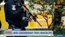 Refuerzan la seguridad en Guerrero tras la masacre de 13 policías