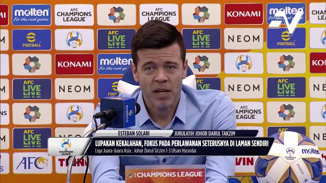 Johor Darul Ta'zim optimis mampu melepasi peringkat kumpulan walaupun berdepan 2 kekalahan