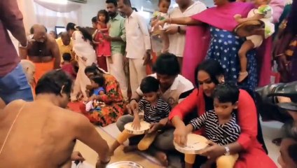 चेन्नई में बच्चों ने किया अक्षराभ्यास... देखें वीडियो..