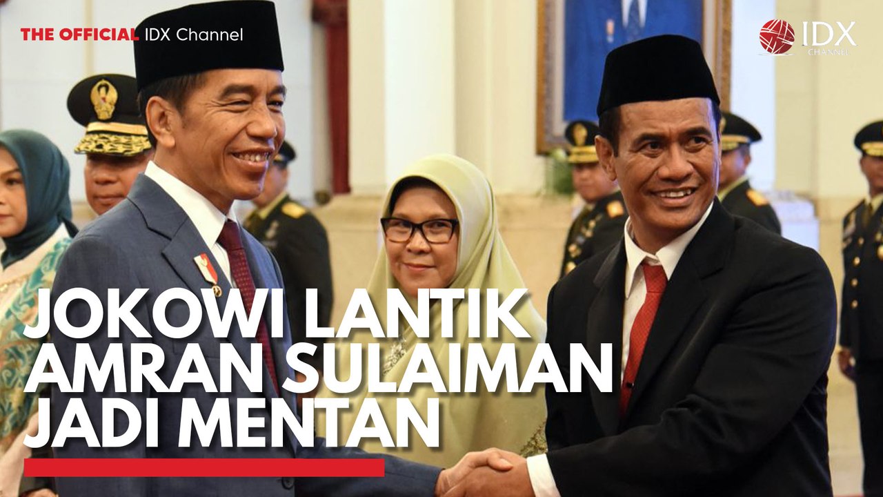 Jokowi Lantik Amran Sulaiman Jadi Mentan