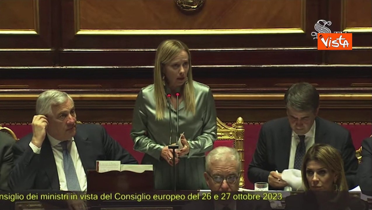 Medio Oriente, Meloni: "Grazie a Senatori, c'? consapevolezza di fase delicata"