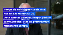 Antoni Macierewicz o zmianie traktatów - wideo dnia
