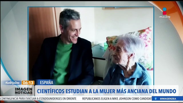 Científicos estudian a la mujer más anciana del mundo; tiene 116 años