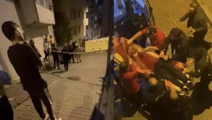 Kağıthane’de bir şahıs kaza yapıp kaçtı! Zorla girdiği evdekileri bıçakla tehdit etti